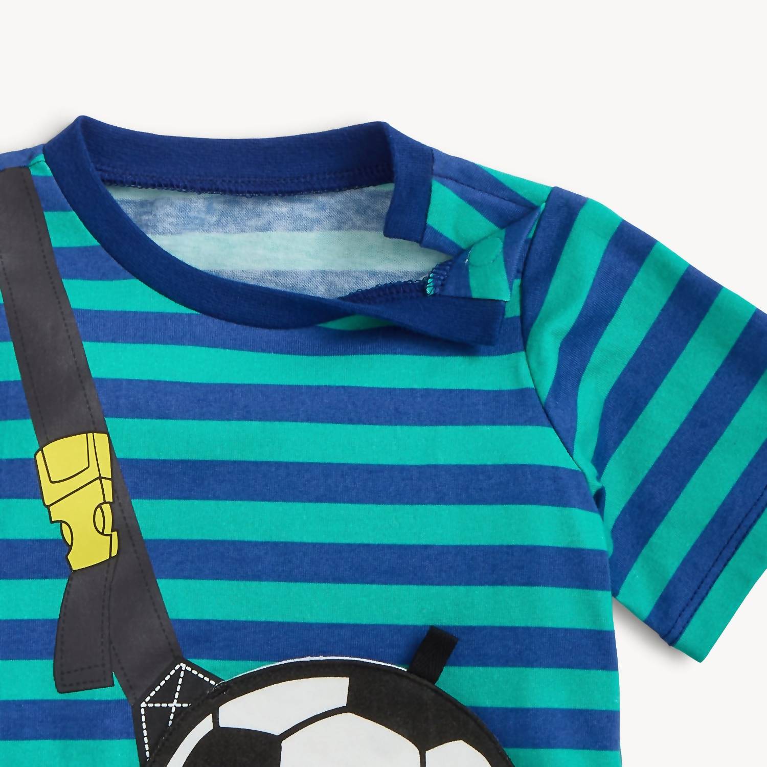 magnetic me Boy's Soccer Short Sleeve Tee + Short Set in soccer bag fidget pocket - item - view 5