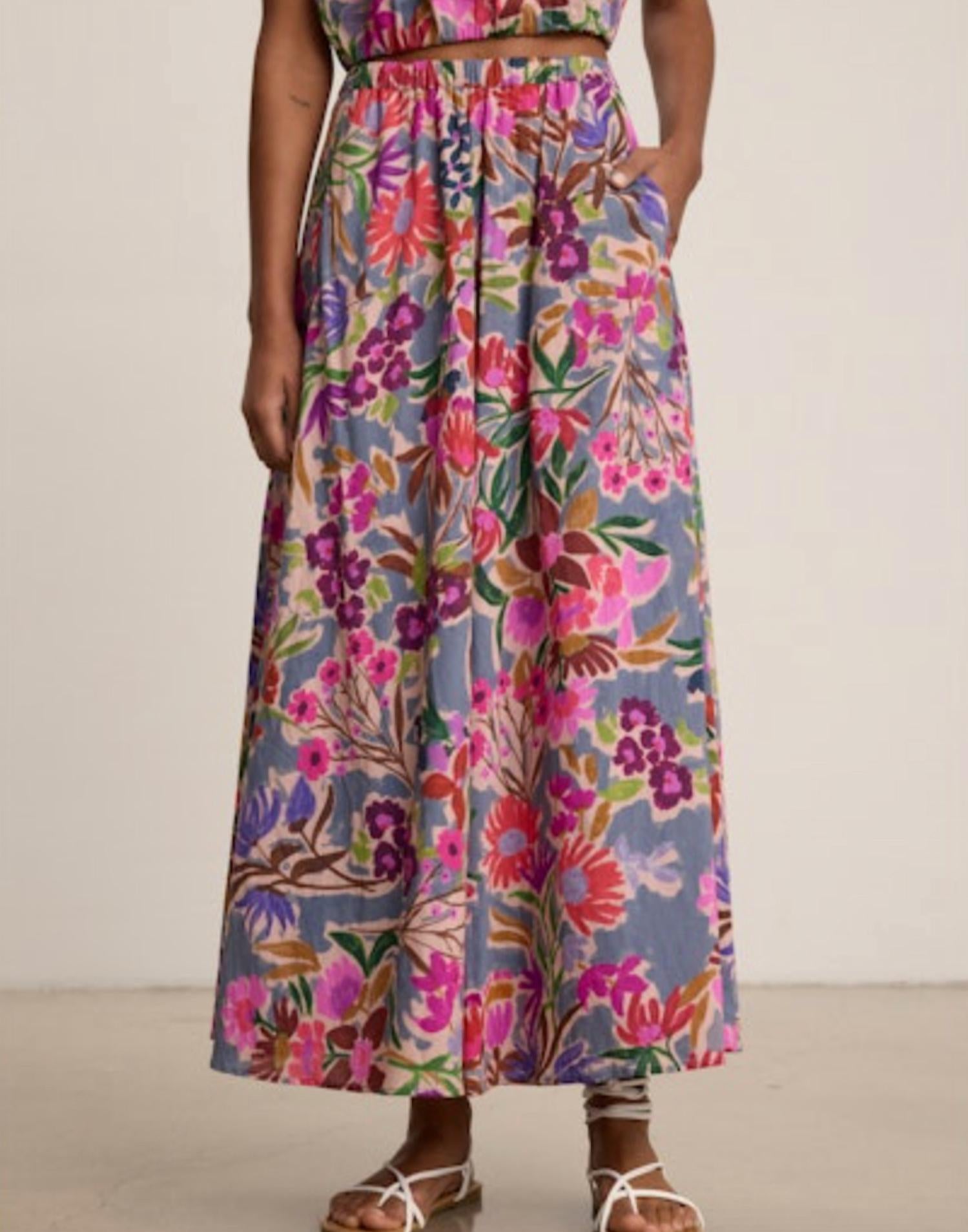 Velvet By Graham & Spencer - Jess Pull-on Floral Skirt