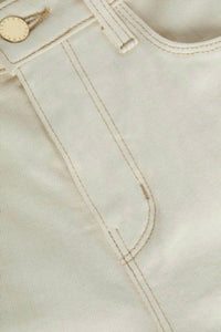L'Agence Alicent High Rise Sneaker Flare Jeans in macadamia - women's jeans - view 4