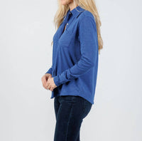 Elliott Lauren - Reese Long Sleeve Button Front Shirt