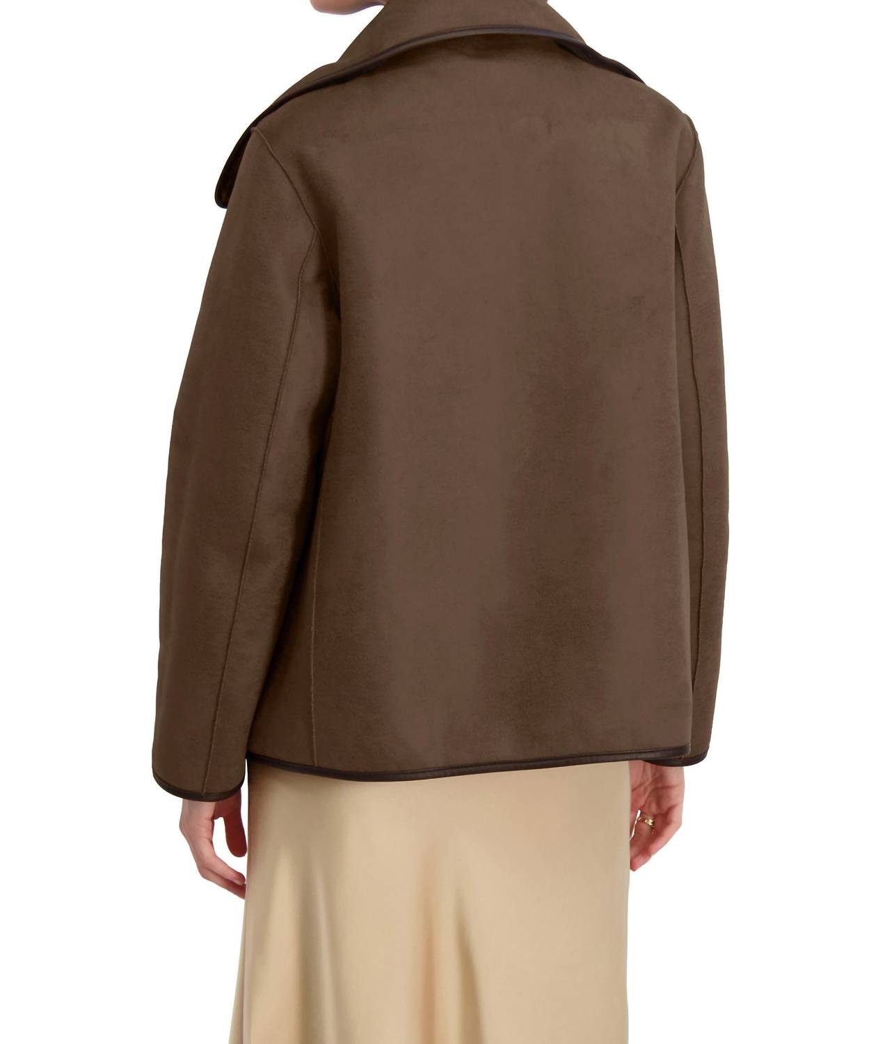Tahari - Kai Reversible Faux Shearling Jacket
