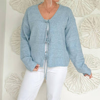 Wishlist - Brushed Front Tie Sweater