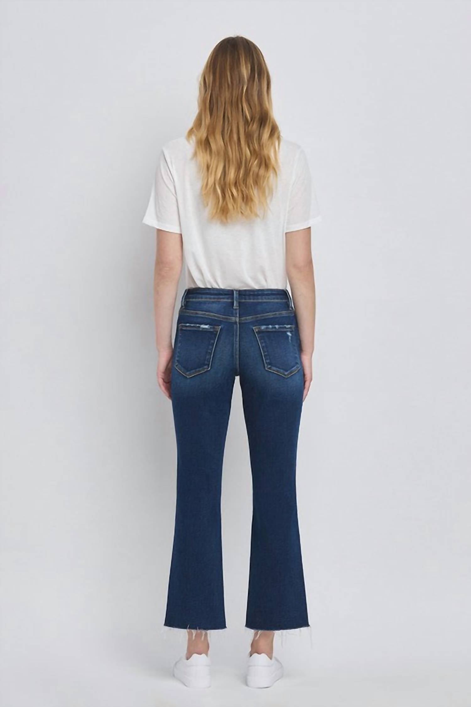 Vervet By Flying Monkey - Quinn High Rise Mini Bootcut Jeans