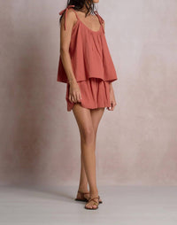 Elan - Flowy Top With Ties Straps