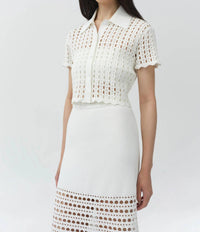 Simkhai - Women's Arlan Open Stitch Camp Shirt