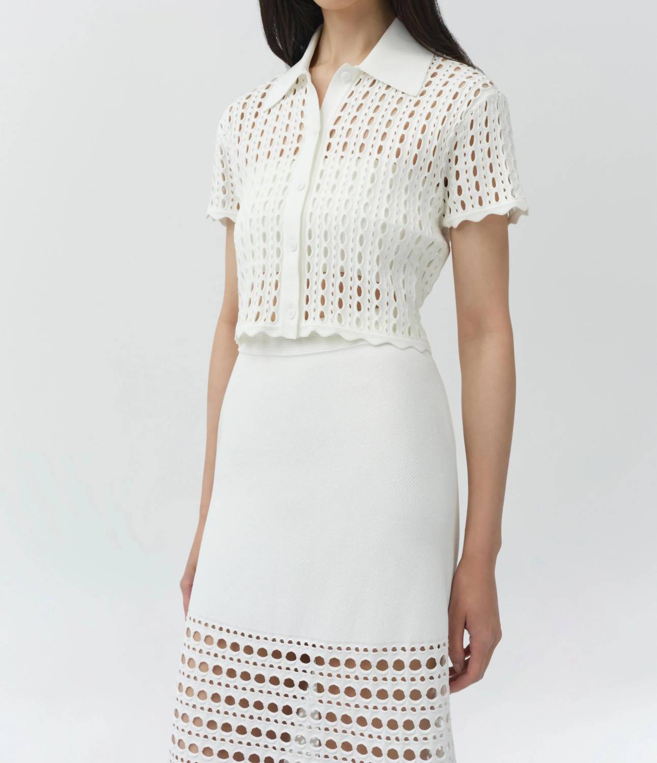 Simkhai - Women's Arlan Open Stitch Camp Shirt