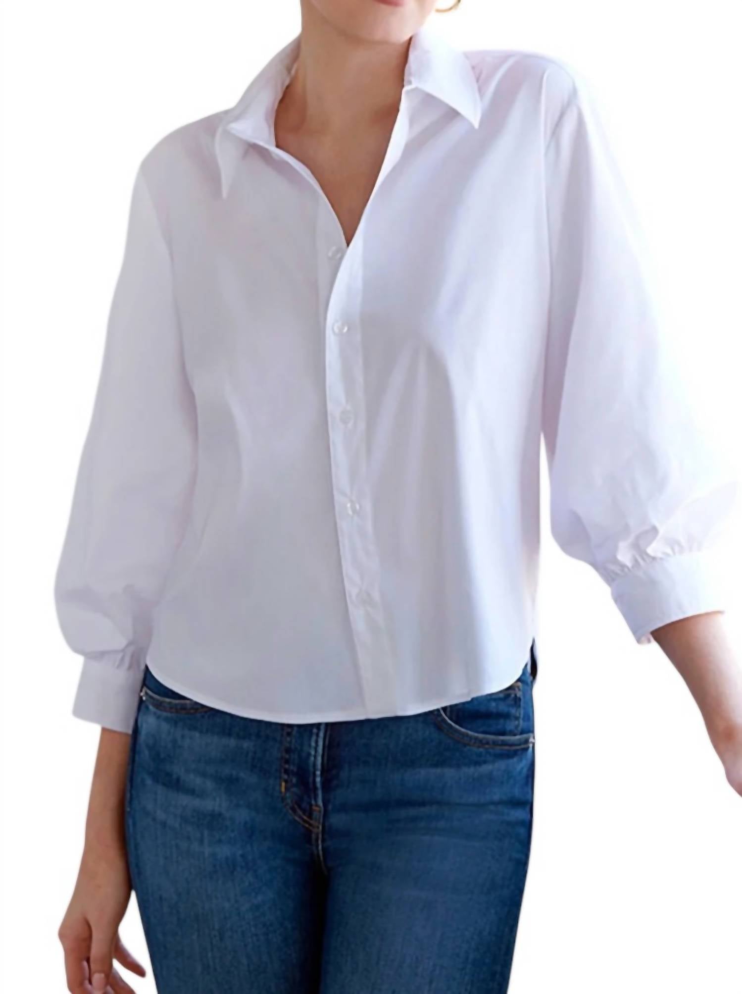 Finley - Silky Poplin Cora Shirt