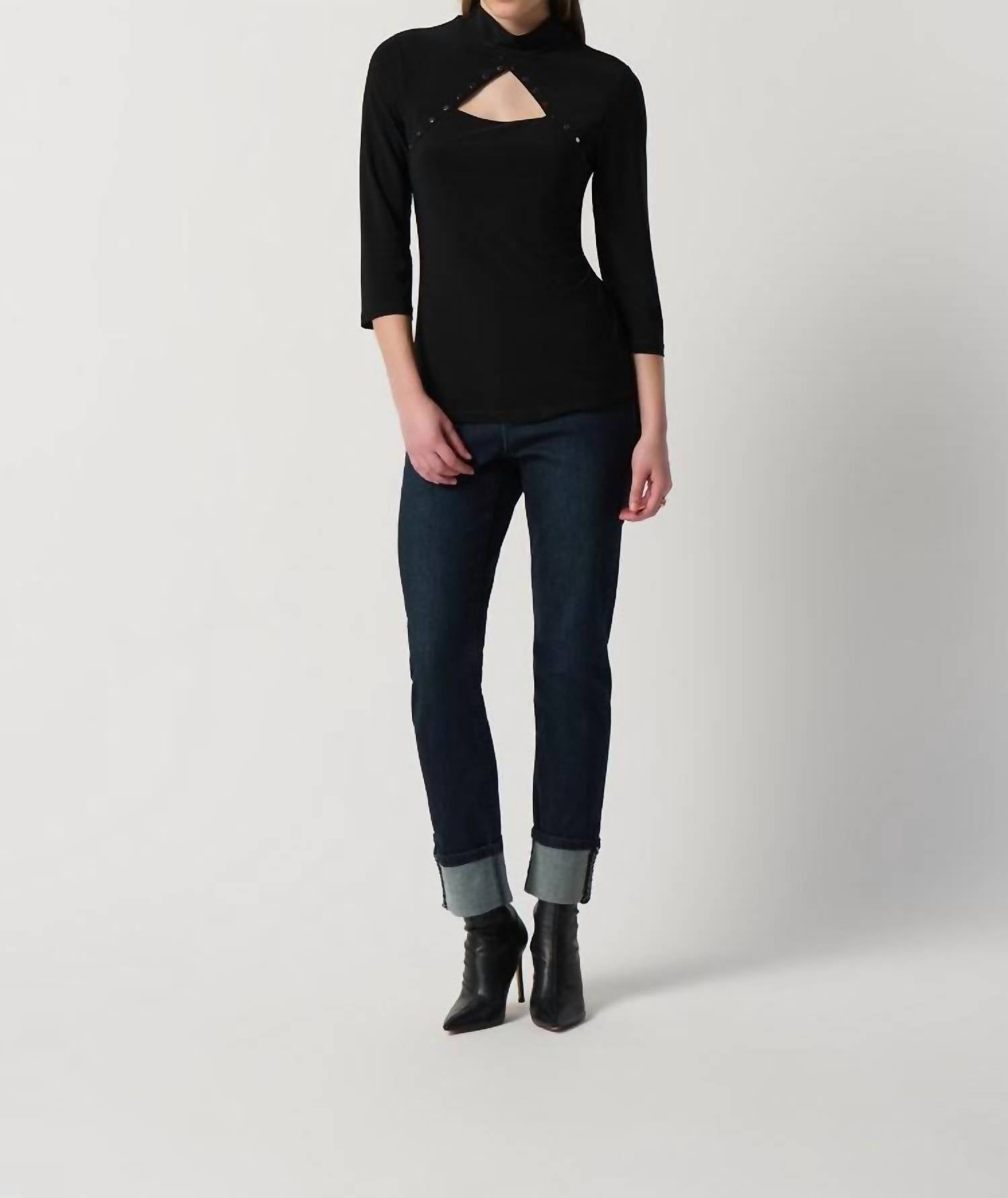 Joseph Ribkoff - Silky Knit Embellished Top