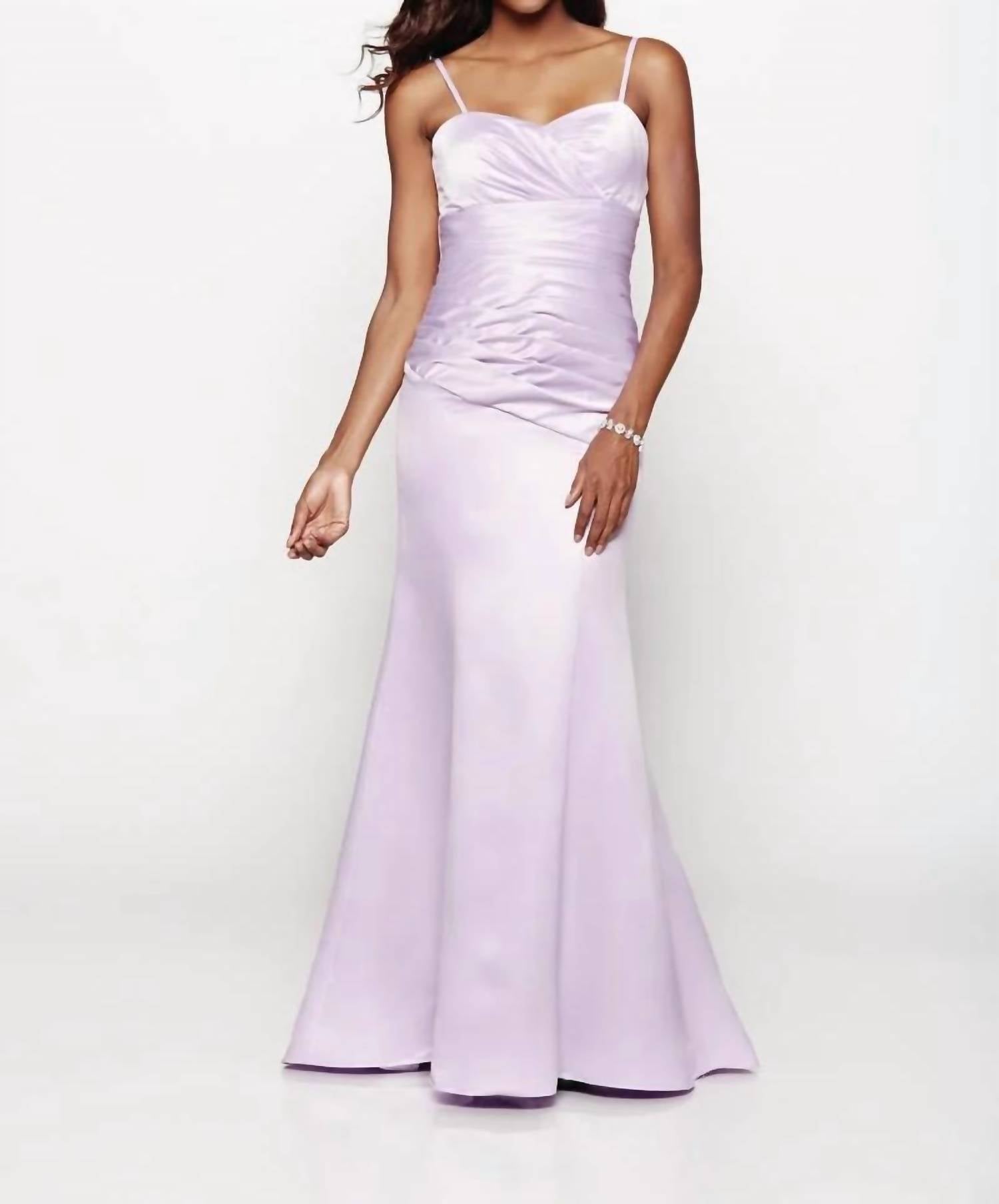 Last Dress - Satin Embrace Ruched Evening Gown