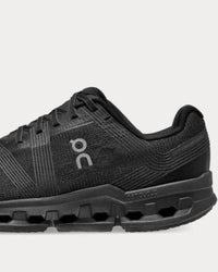 On Women's Cloudgo Wide Running Shoes in black eclipse - women's sneaker - detail view