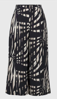 Joseph Ribkoff - Woven Tropical Print Culotte Pant