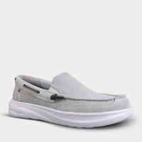 Mykos Men's Calvin Slip-on Shoe in grey - men's loafer