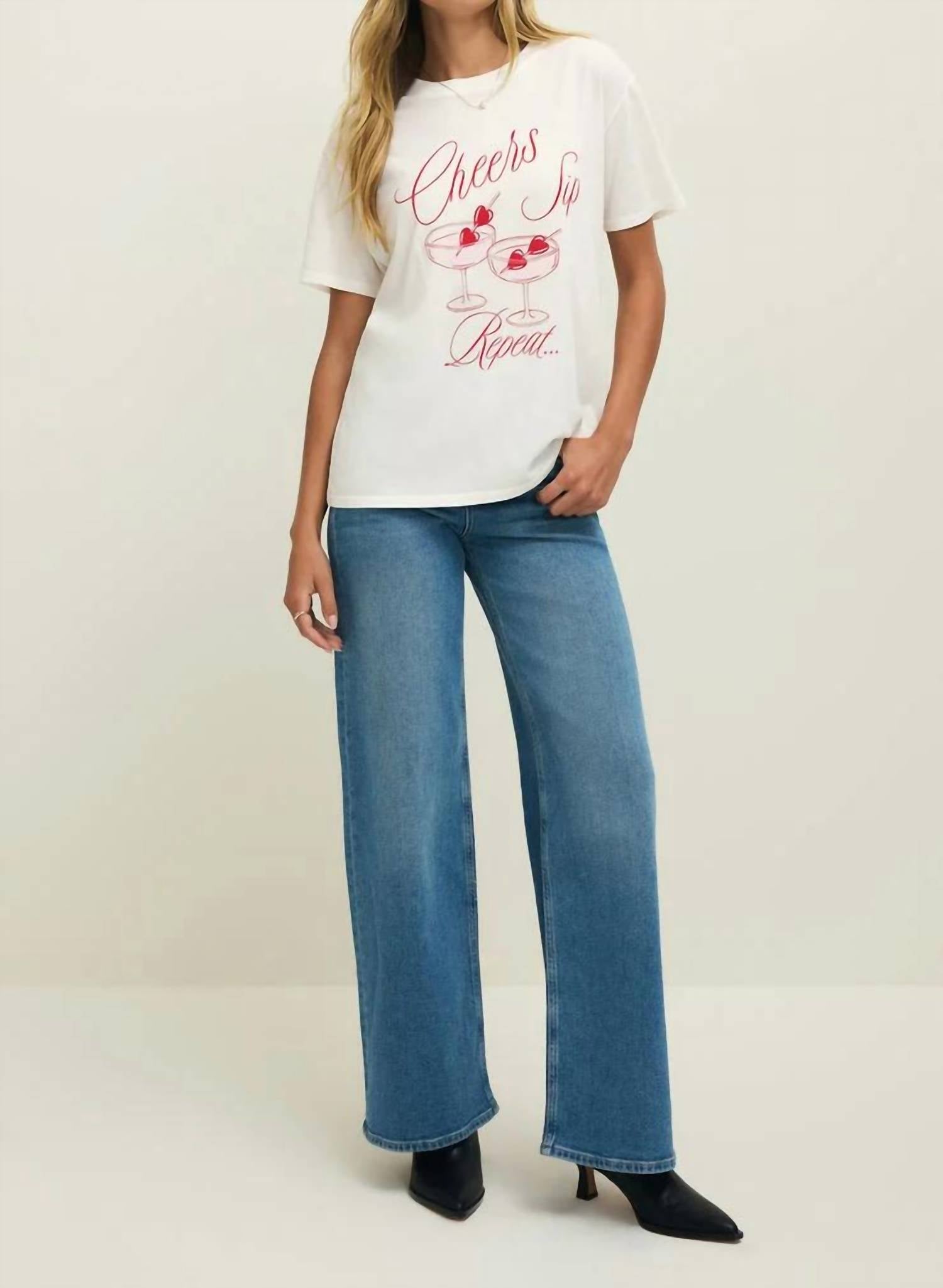 Z Supply - Cheers Boyfriend Tee