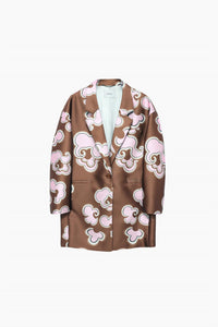 DOROTHEE SCHUMACHER Floral Statement Coat in caramello rose - women's jacket - view 5