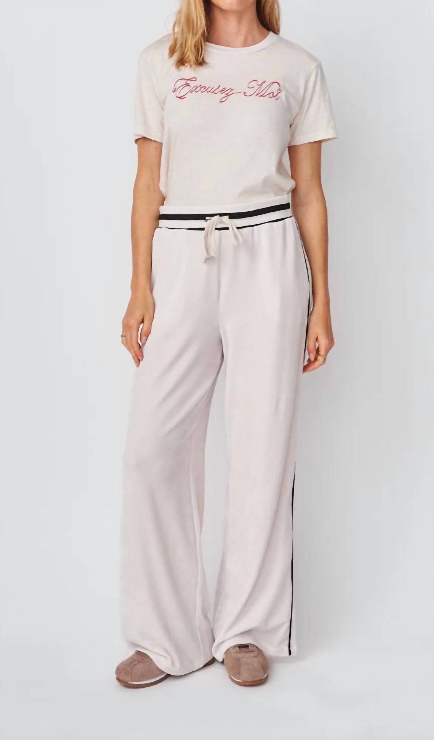 Sundry - Track Relaxed Wide-leg Pant