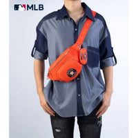 Montana West Men's Houston Astros Major League Baseball Fanny Pack Sling Bag in orange - men's bag - view 4
