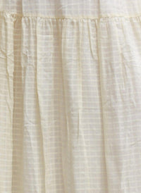 Elan - Side Tassel Textured Maxi Skirt