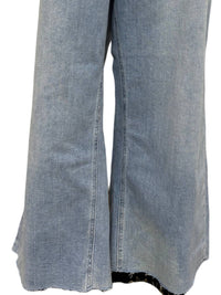Vervet By Flying Monkey - Frayed Bottom Wide Leg Jeans