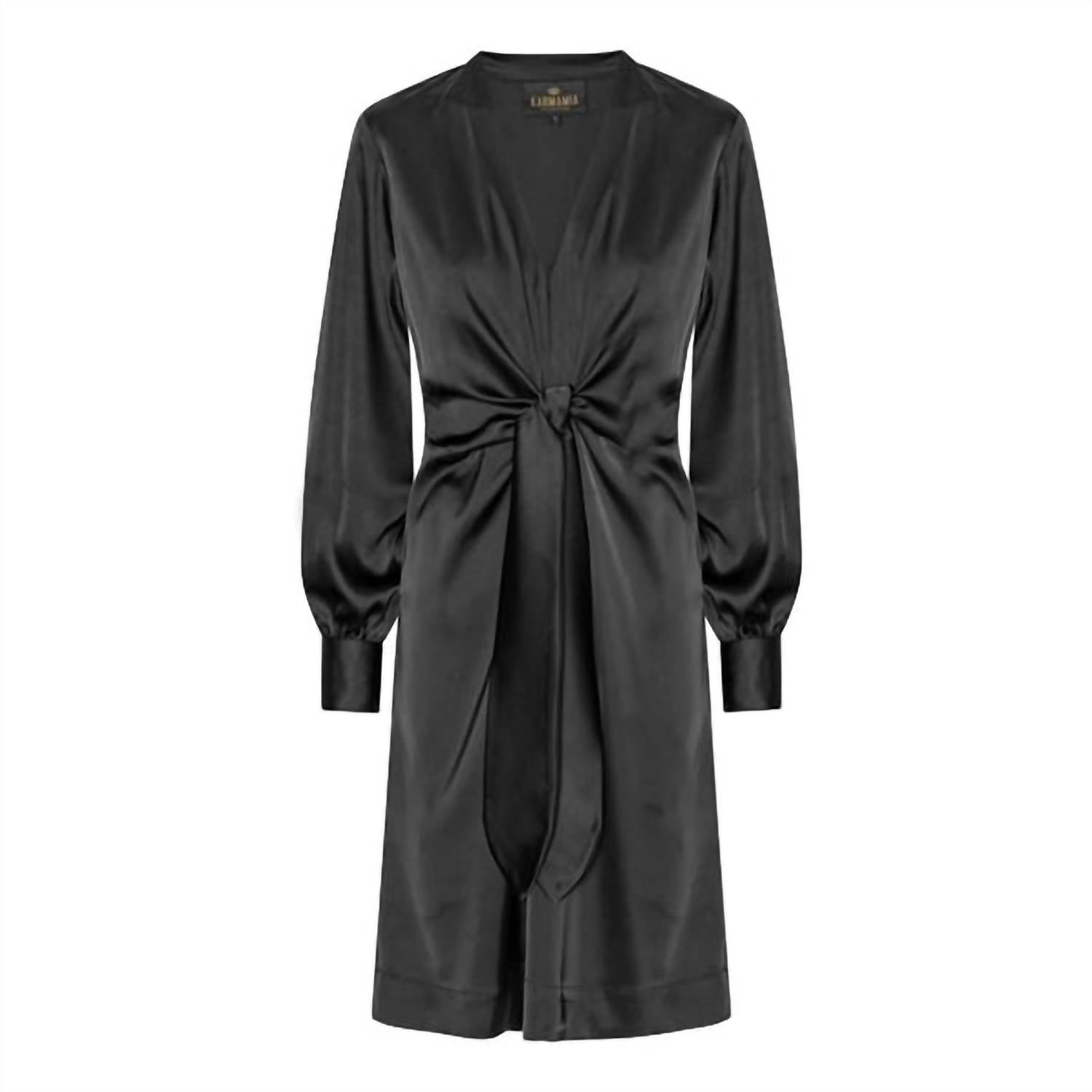 Karmamia WOMEN'S BLAIR DRESS in semi rich black - women's dress