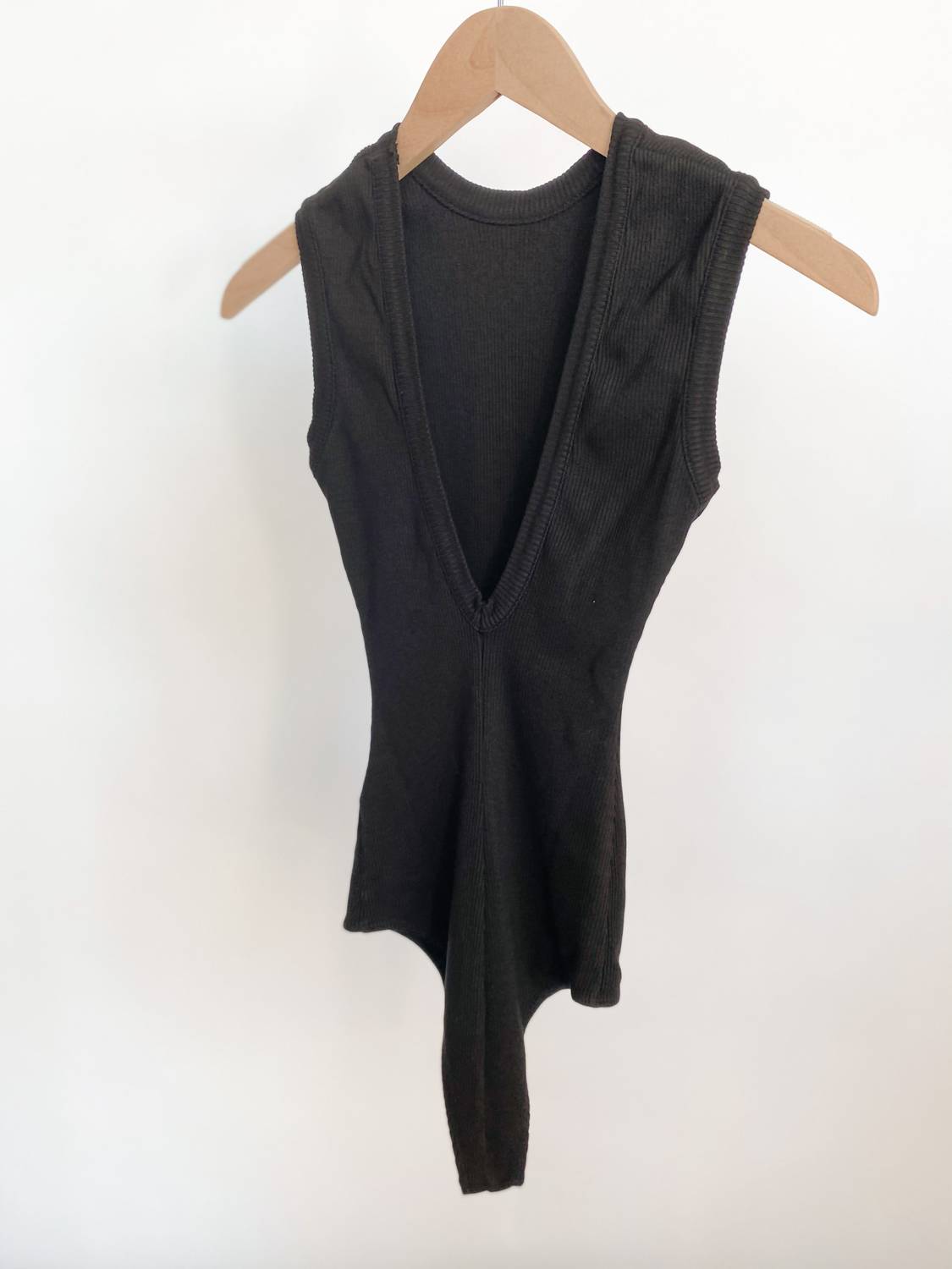 Agolde - Women's Sutton V Back Bodysuit