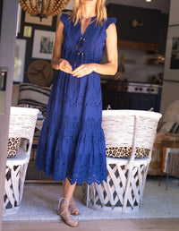 Bell - Lola Eyelet Midi Dress