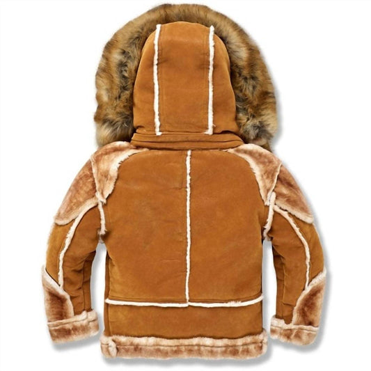 Jordan Craig - Kids El Jefe Shearling Moto Jacket