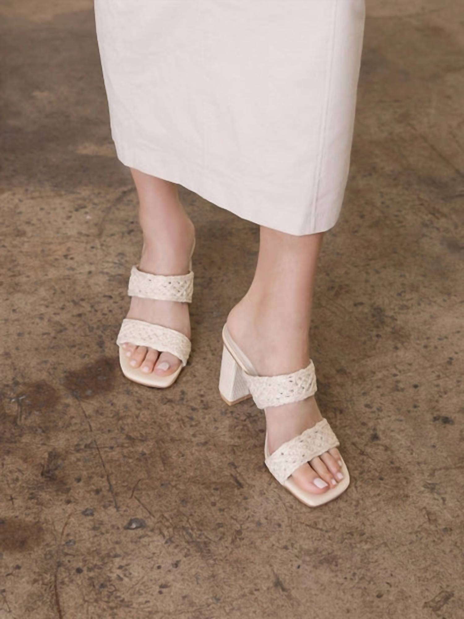 Oasis Society - Women's Barbara Double Woven Band Heel
