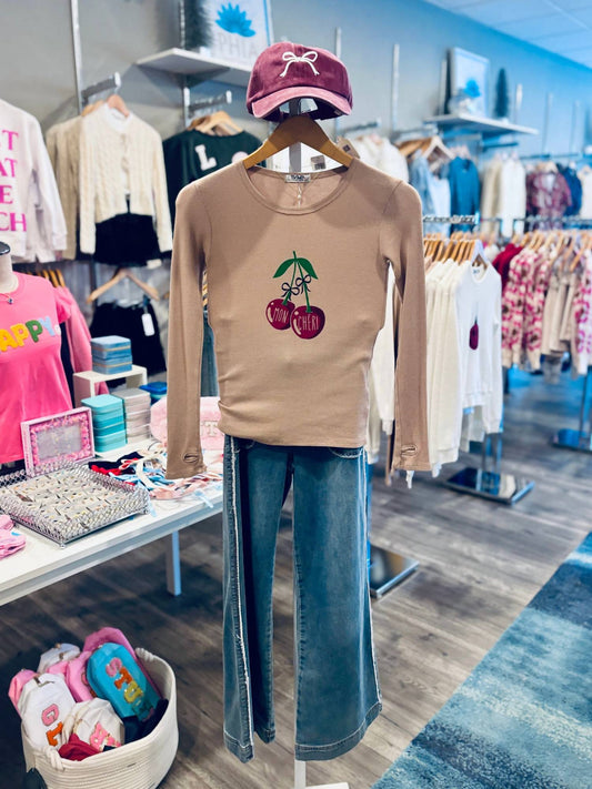 T2Love - Girls' Long Sleeve Crew Neck Top