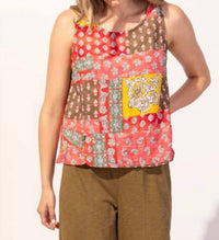 Escape By Habitat - Regatta Button Back Tank Top