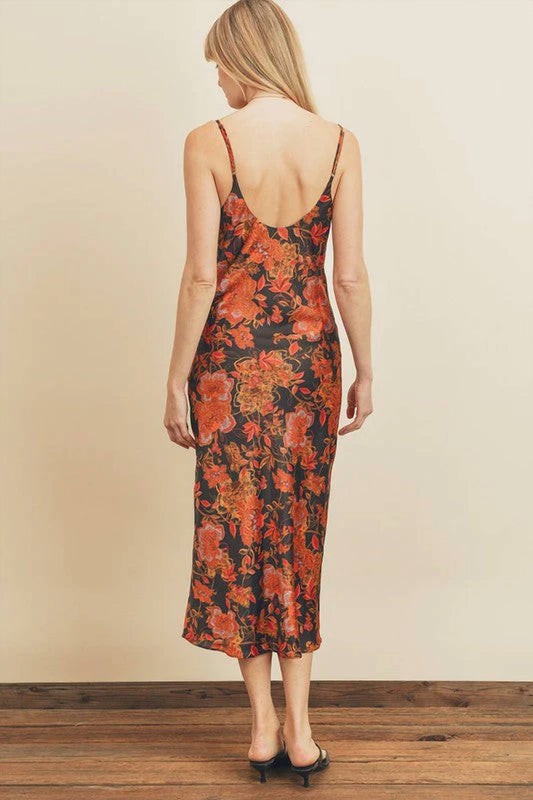 Entro - Floral Midi Dress