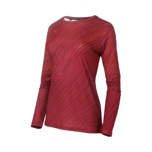 Mizuno - WOMEN'S PRINTABLE RUNNING LONG SLEEVE SHIRT