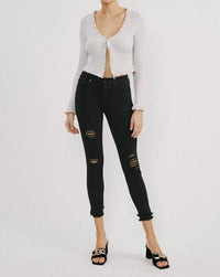 Kancan - Distressed Skinny Jeans