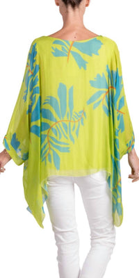 Gigi Moda - Seta Foglia Kaftan Top