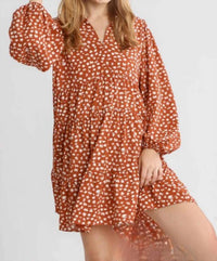 Umgee - Rustic Dottie Mini Dress