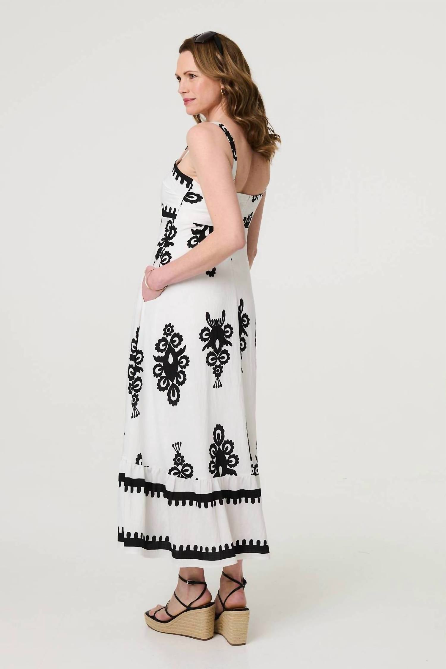 Papillon - Border Maxi Dress