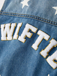 Rylee Faith Designs - Girls Swiftie Denim Vest