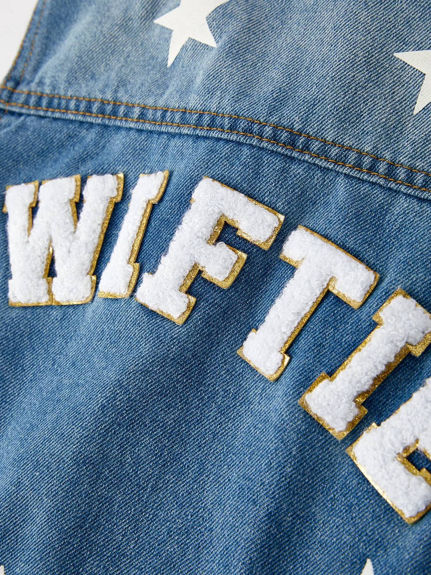 Rylee Faith Designs - Girls Swiftie Denim Vest