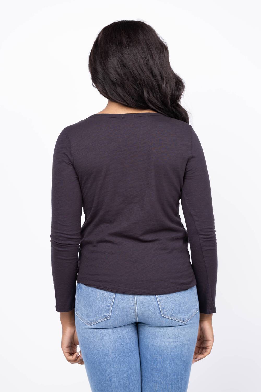 Dylan - Soft Cotton Slub Long Sleeve Tee