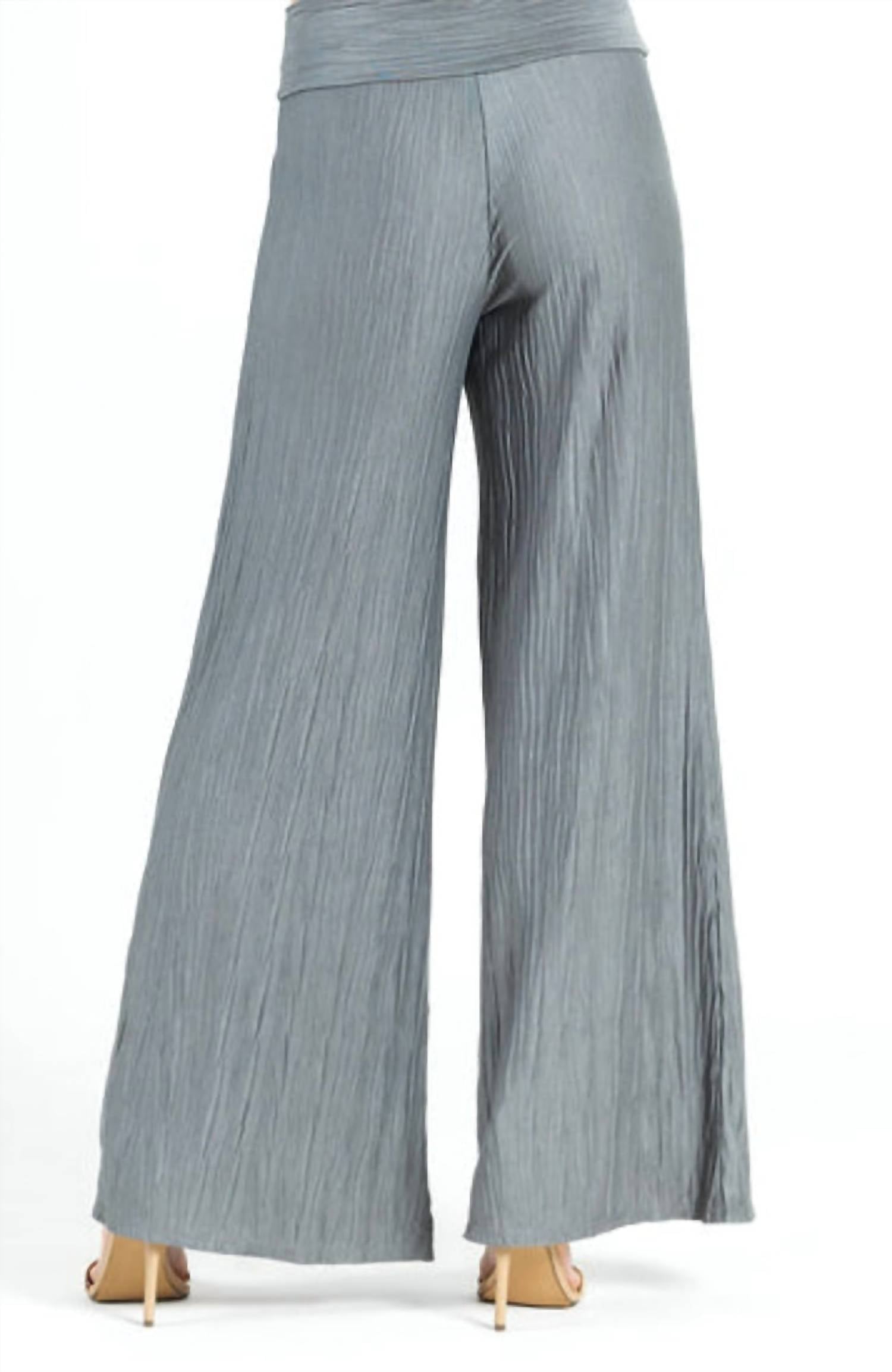 Clara Sunwoo - Soft Pleat Knit Palazzo Pant