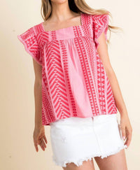 Thml - Sicilian Skies Textured Top