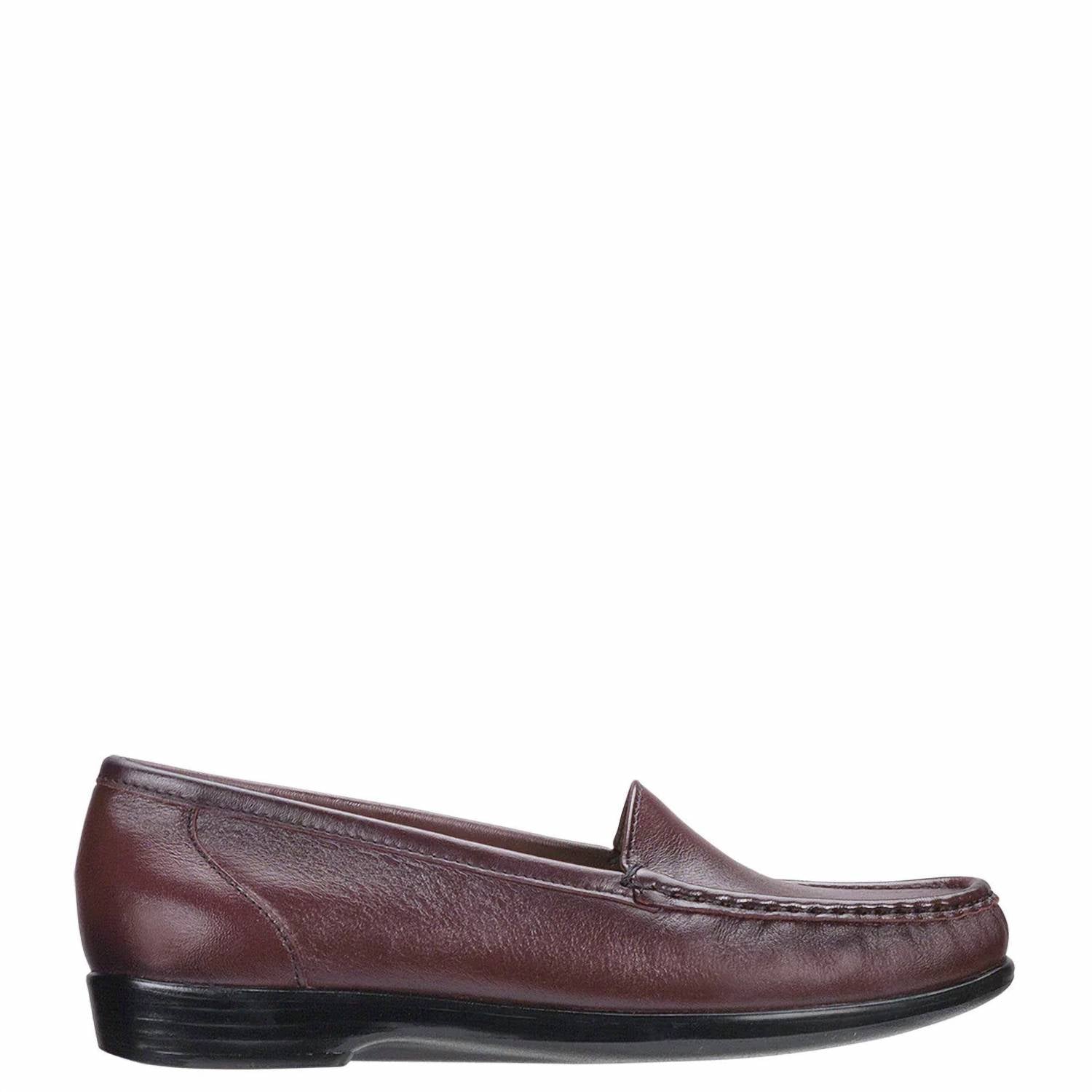 SAS Women's Simplify Slip On Shoes in antique wine - women's flats - detail view