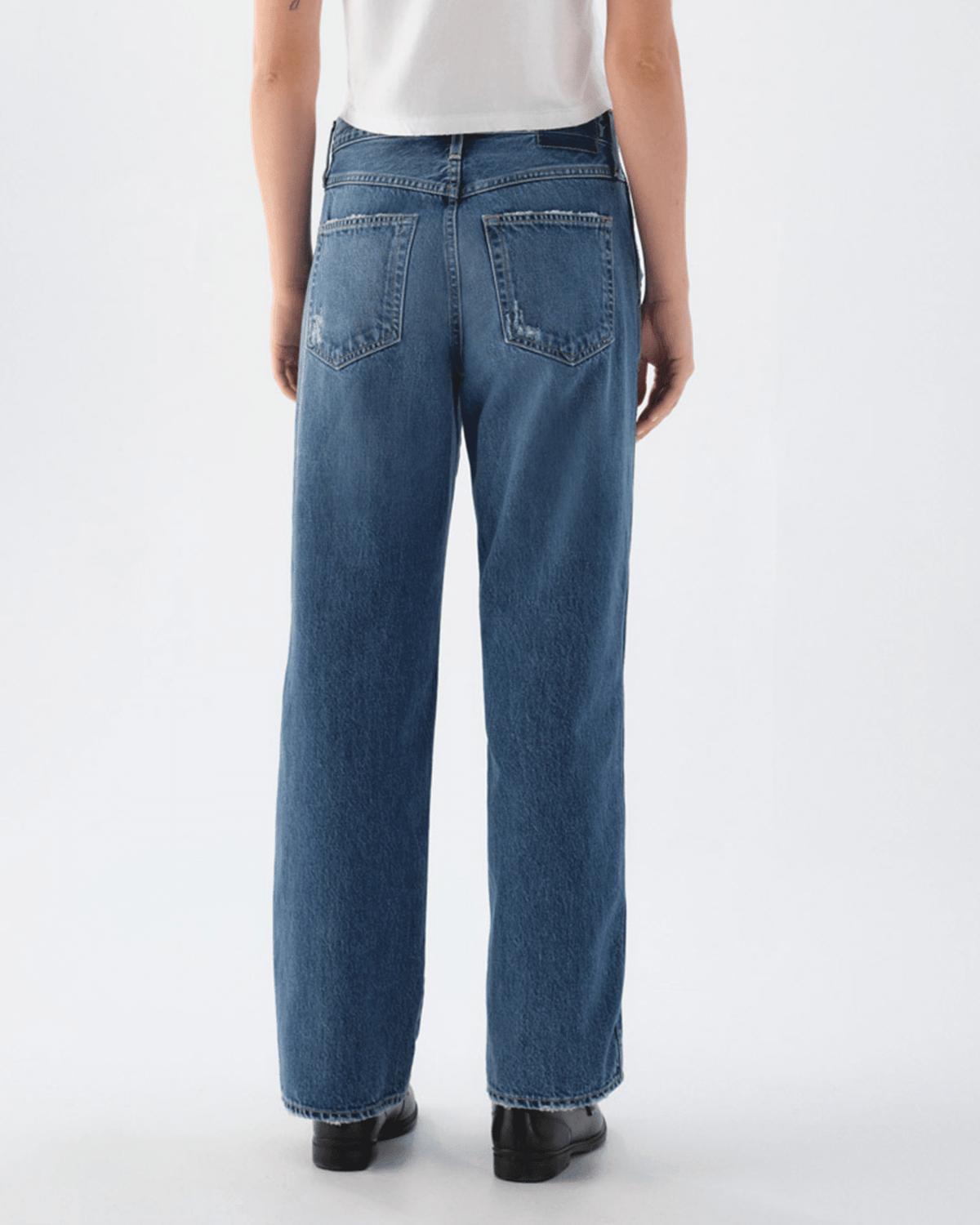 AMO Jocelyn Shaped Trouser in two timing 1 - women's jeans - alternate view