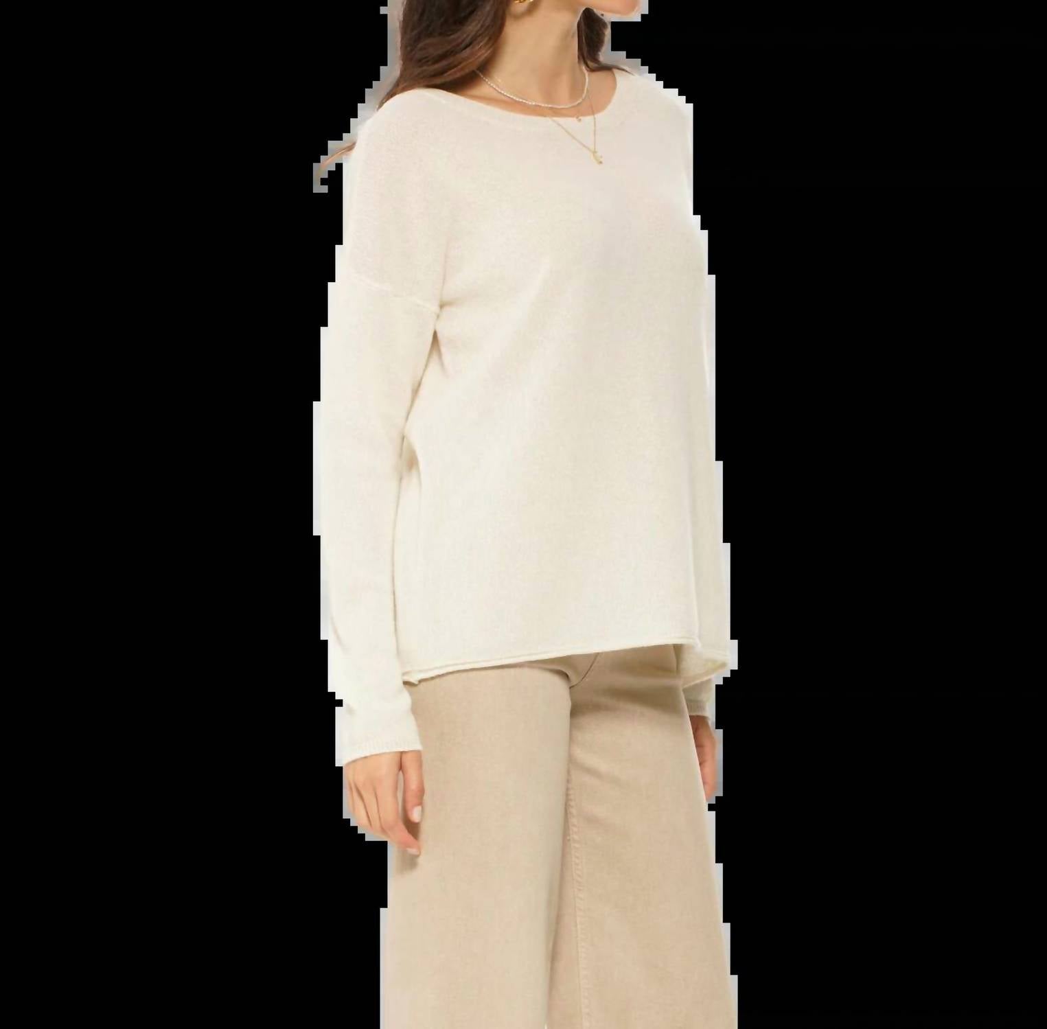 Monticelli Cashmere - Women's Pure Cashmere Lounge Sweater