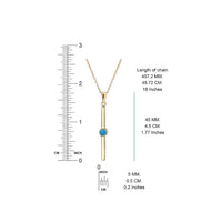 Gold & Honey - Women's Bar Pendant