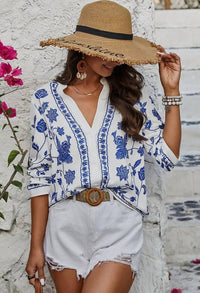 Elings - Gwen Floral Print Blouse