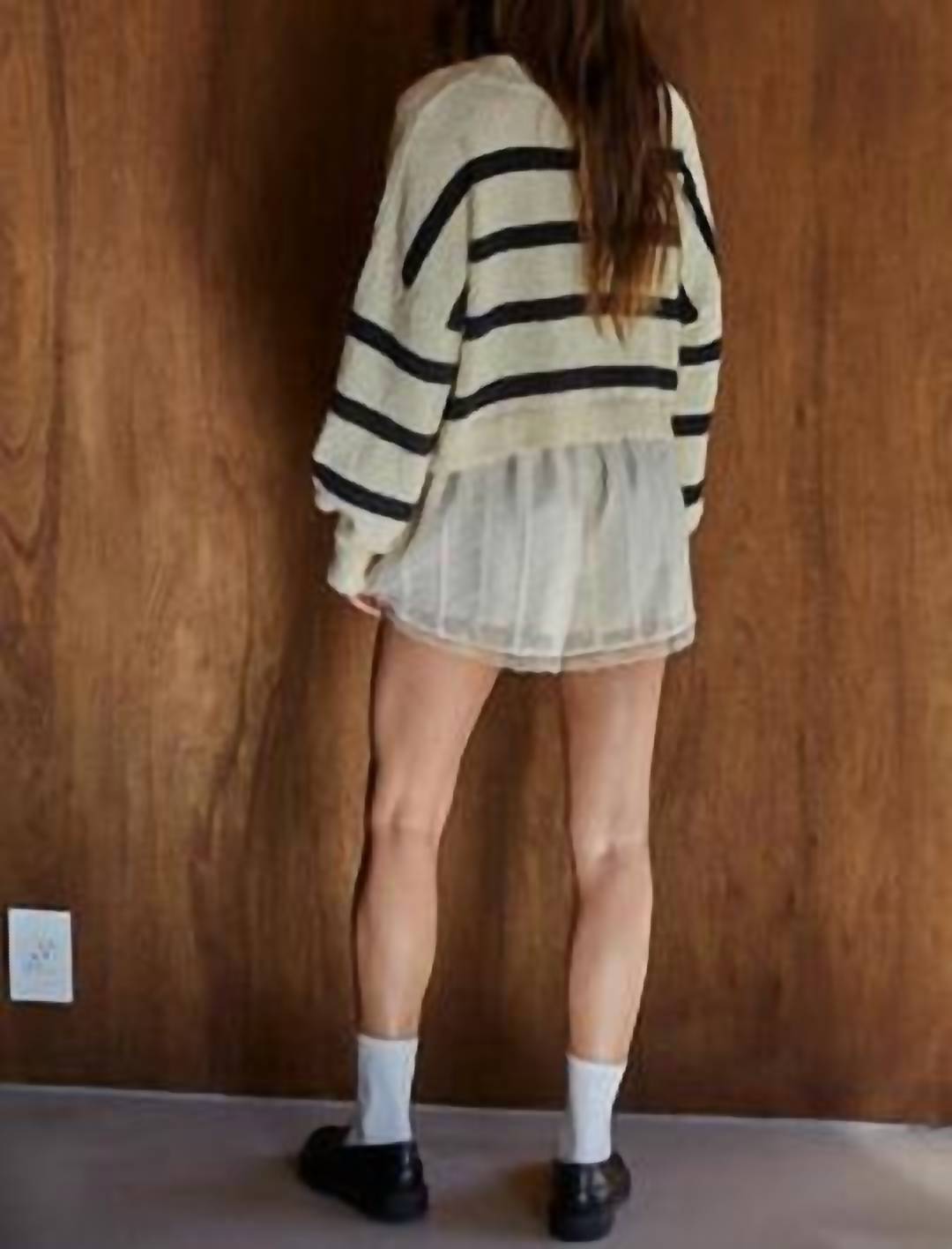 By Together Dreamy Muse Woven Shorts in cream - women's shorts - alternate view