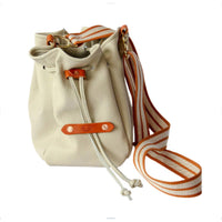 Copperdot Leather Goods Women's Copperdot Bucket Bag in cream - women's bag