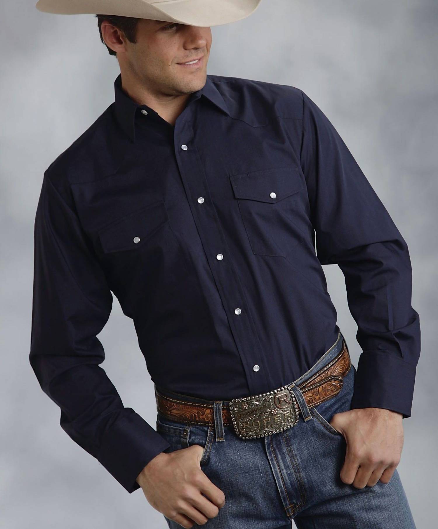 Roper - Western Style Long Sleeve Shirt