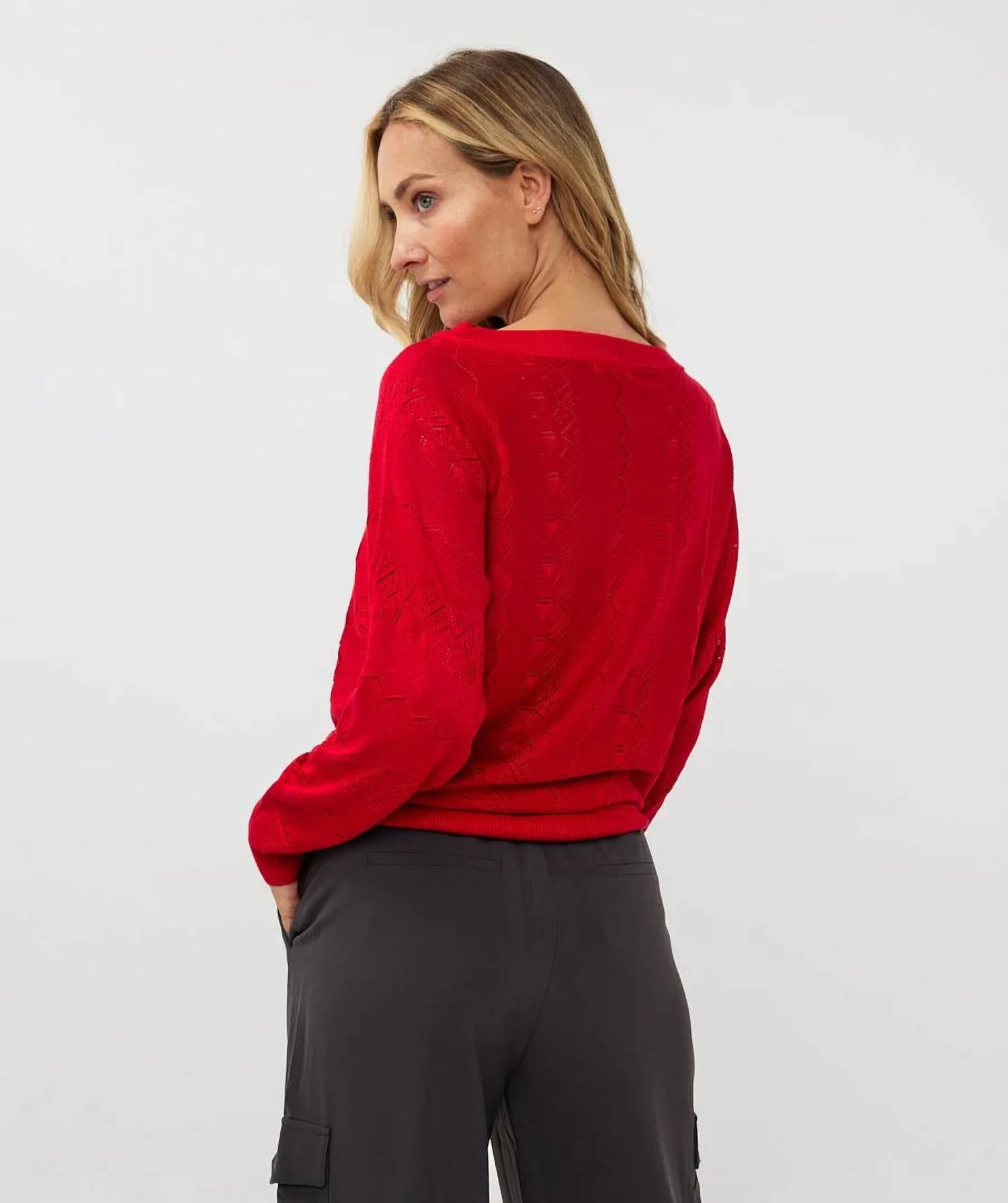 Esqualo - Revna Batwing Lurex Sweater