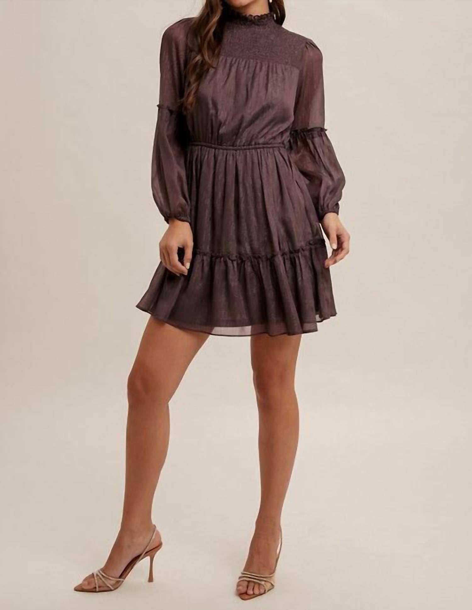 Hem & Thread - Smocked Ruffle Detail Dress
